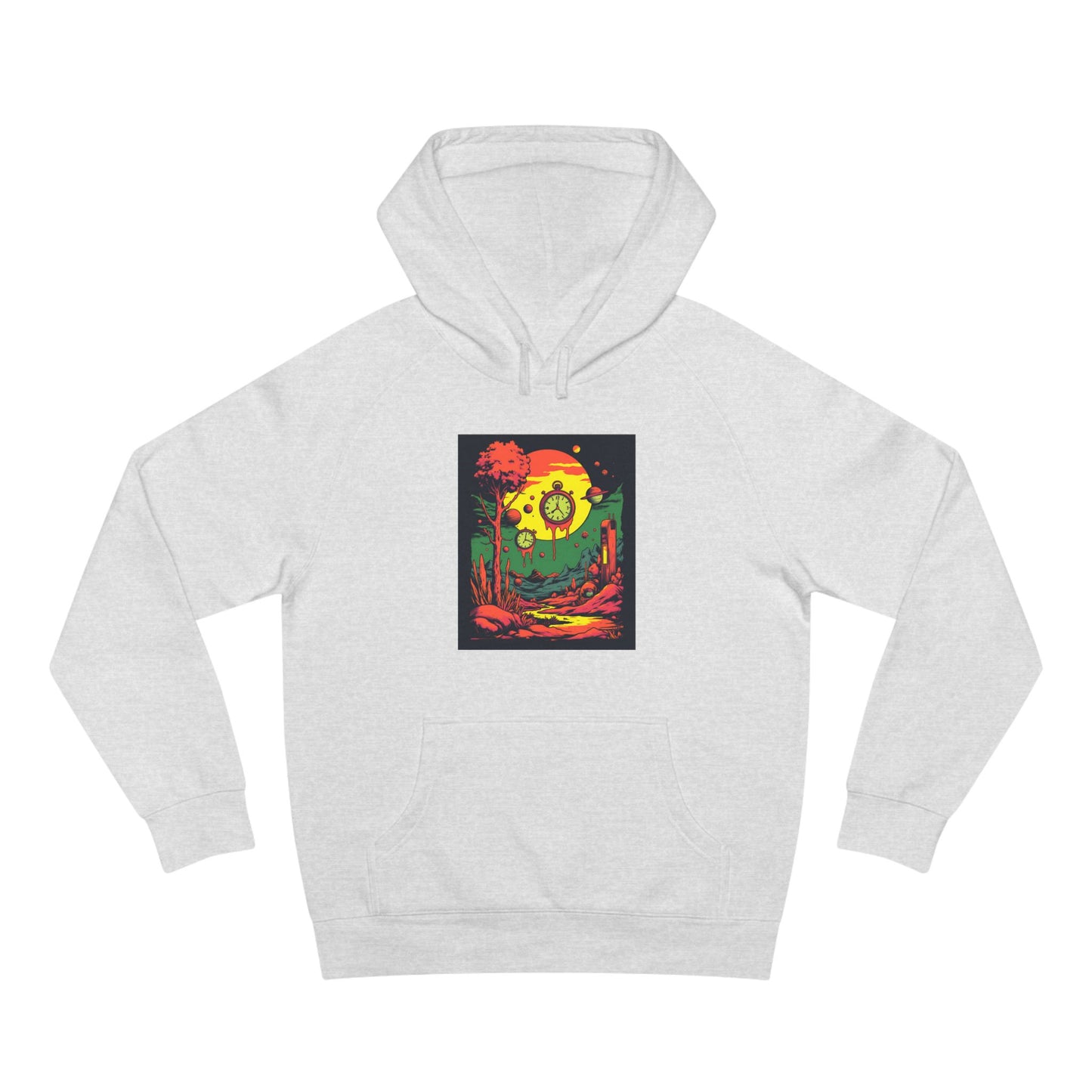 Unisex Supply Hoodie | Surreal Dripping Geometry