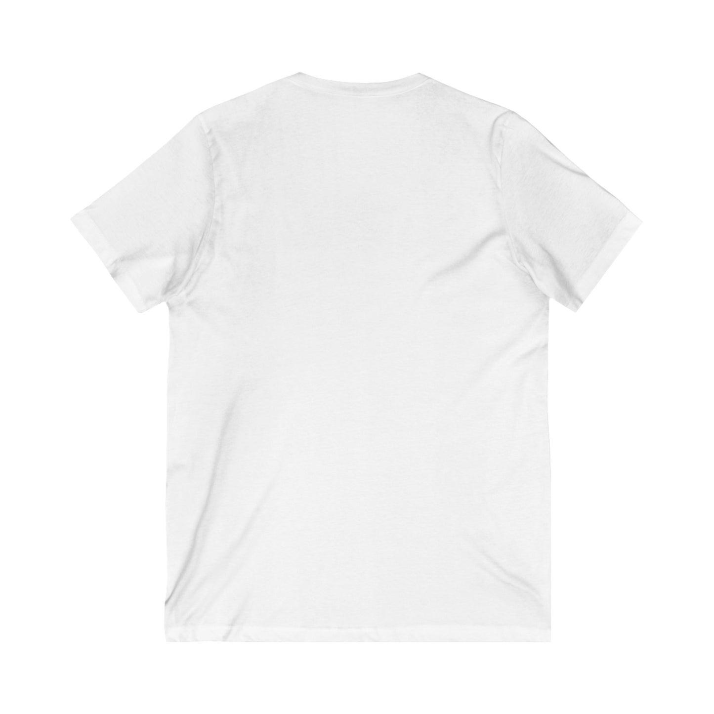 Unisex Jersey Short Sleeve V-Neck Tee | Surreal Dripping Geometry