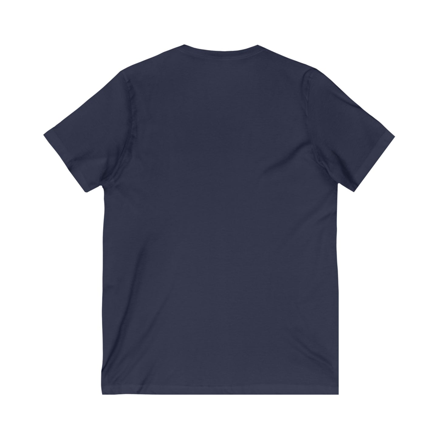 Unisex Jersey Short Sleeve V-Neck Tee | Surreal Dripping Geometry