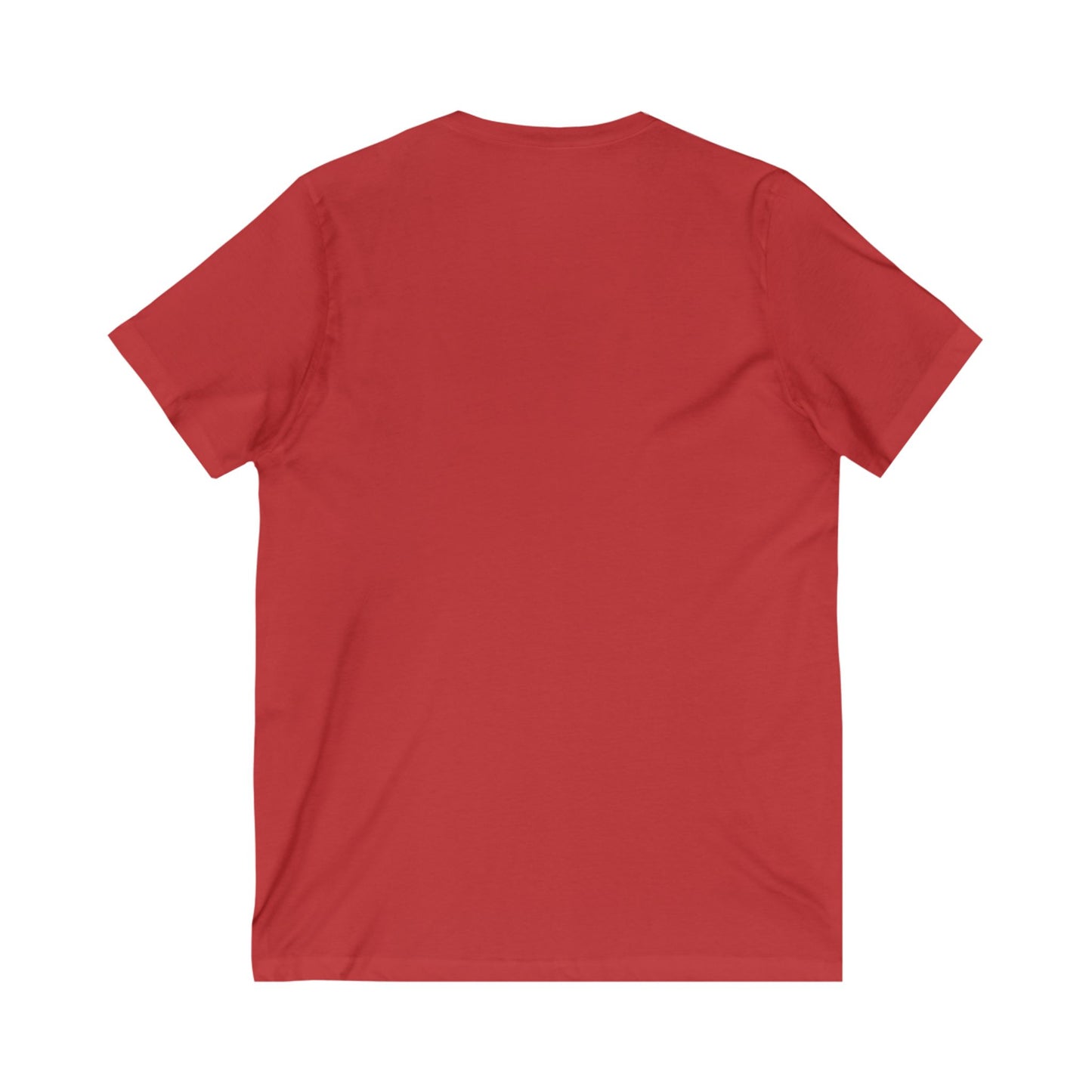 Unisex Jersey Short Sleeve V-Neck Tee | Surreal Dripping Geometry