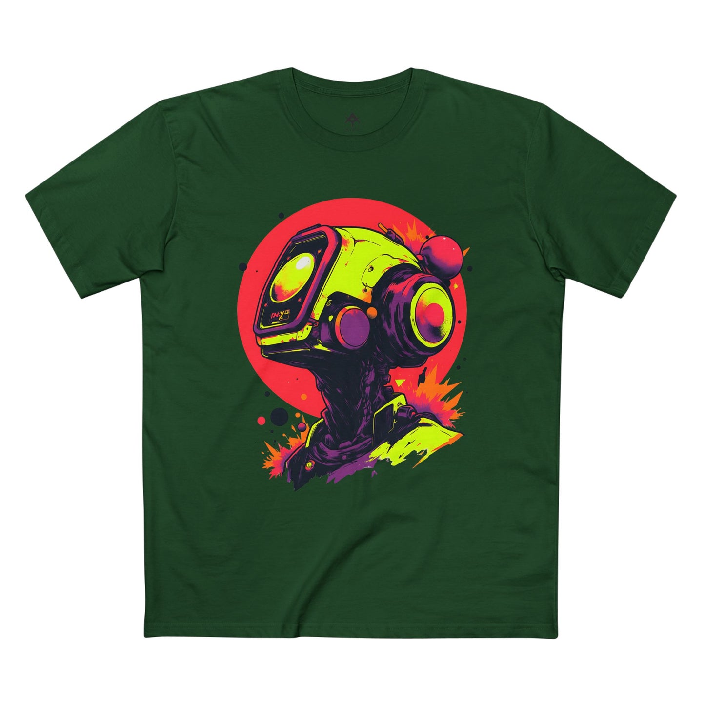 Adult Staple Tee | Y2K Abstract Robot T-Shirt Design