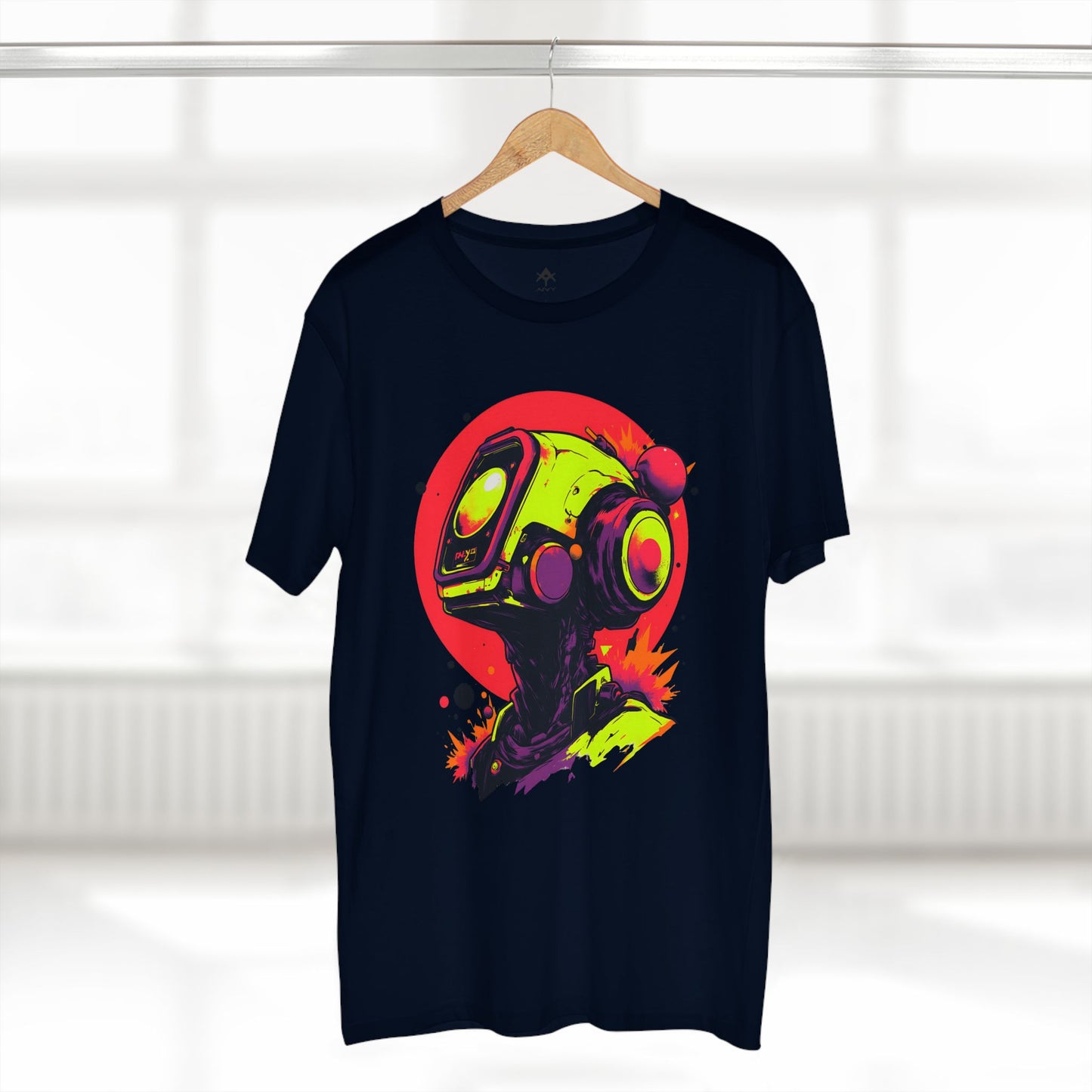 Adult Staple Tee | Y2K Abstract Robot T-Shirt Design