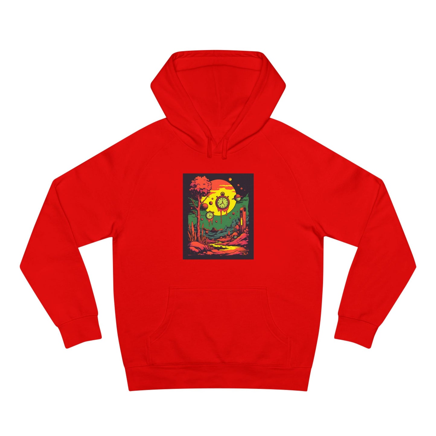 Unisex Supply Hoodie | Surreal Dripping Geometry