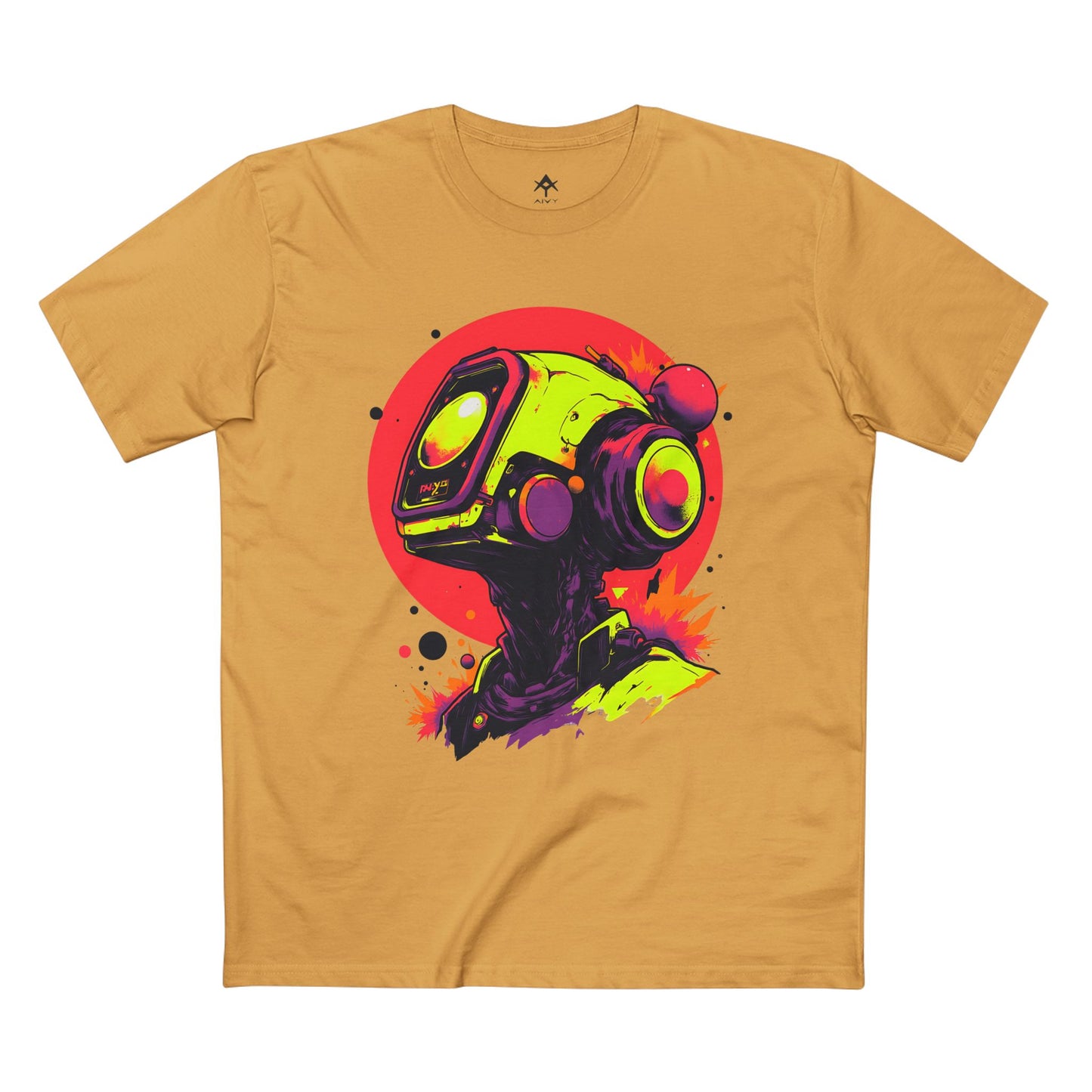 Adult Staple Tee | Y2K Abstract Robot T-Shirt Design