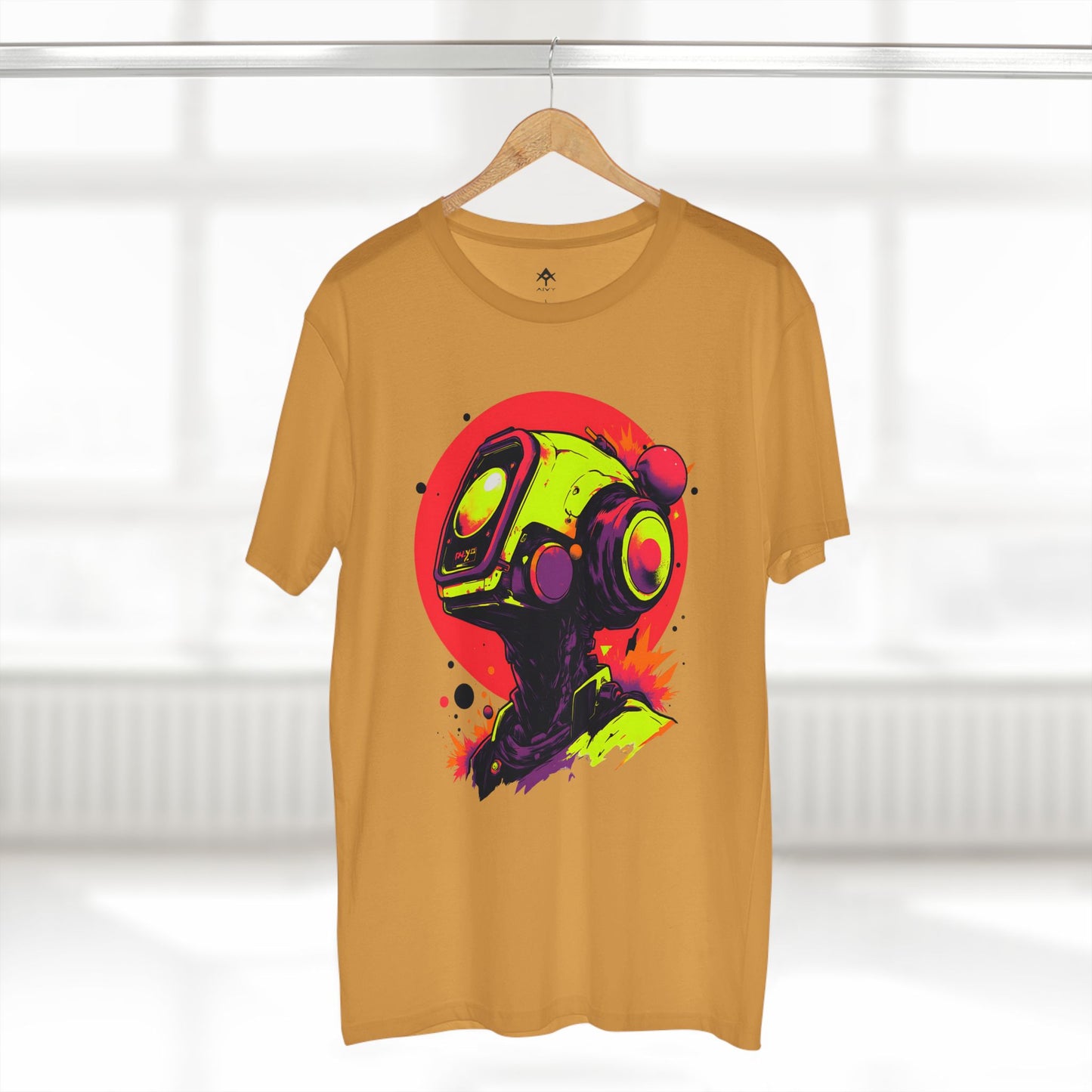 Adult Staple Tee | Y2K Abstract Robot T-Shirt Design