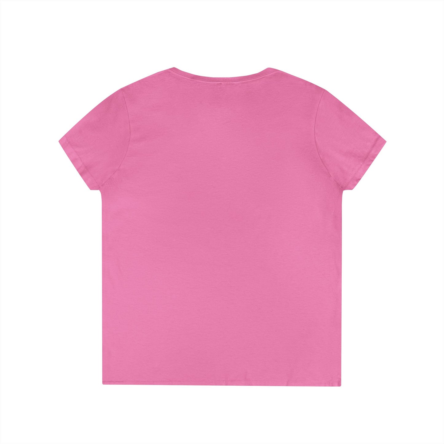 Ladies' V-Neck T-Shirt | Surreal Dripping Geometry