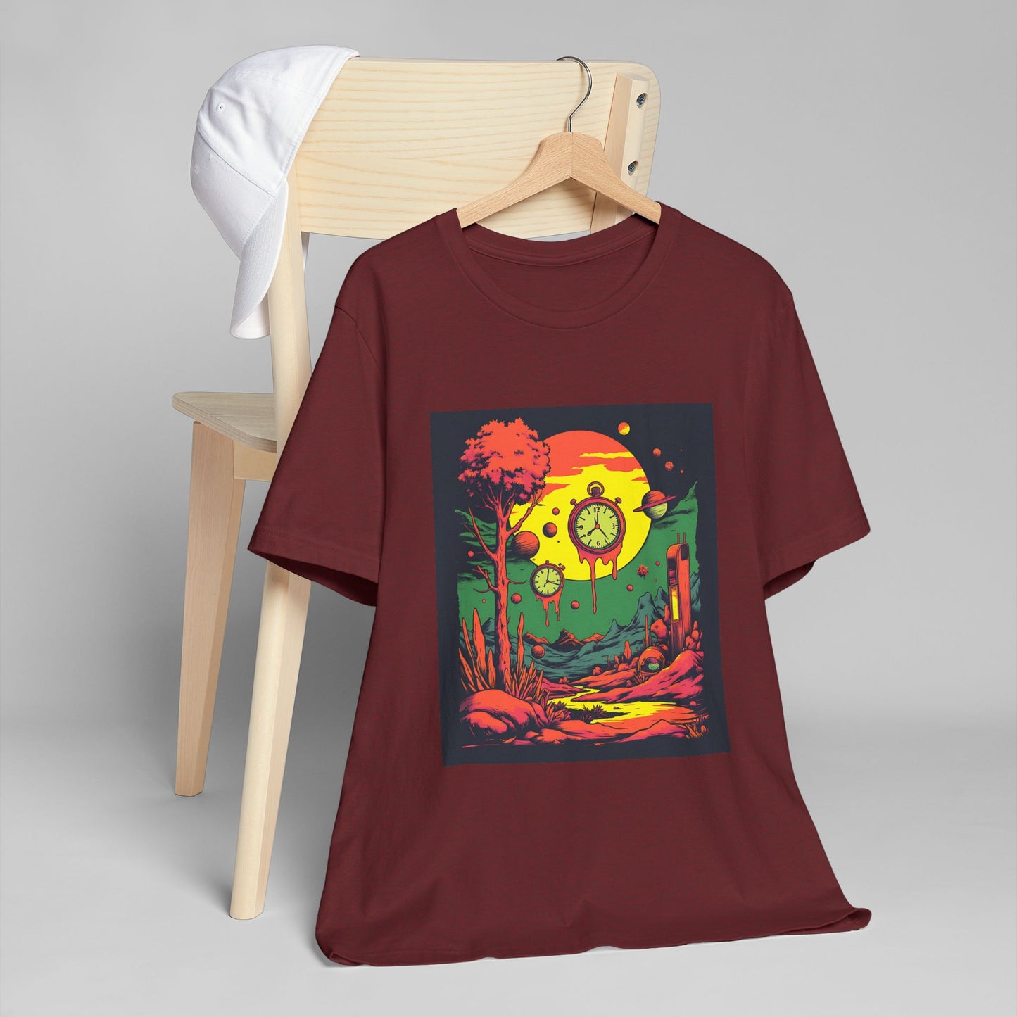 Unisex Jersey T-Shirt | Surreal Dripping Geometry
