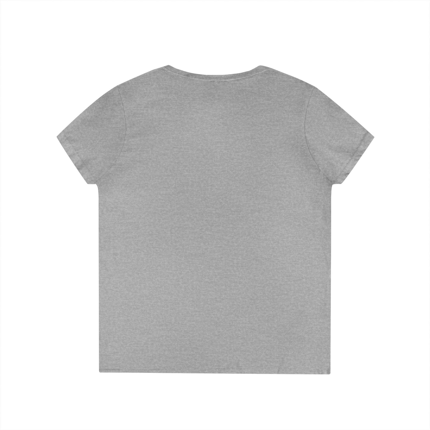 Ladies' V-Neck T-Shirt | Surreal Dripping Geometry