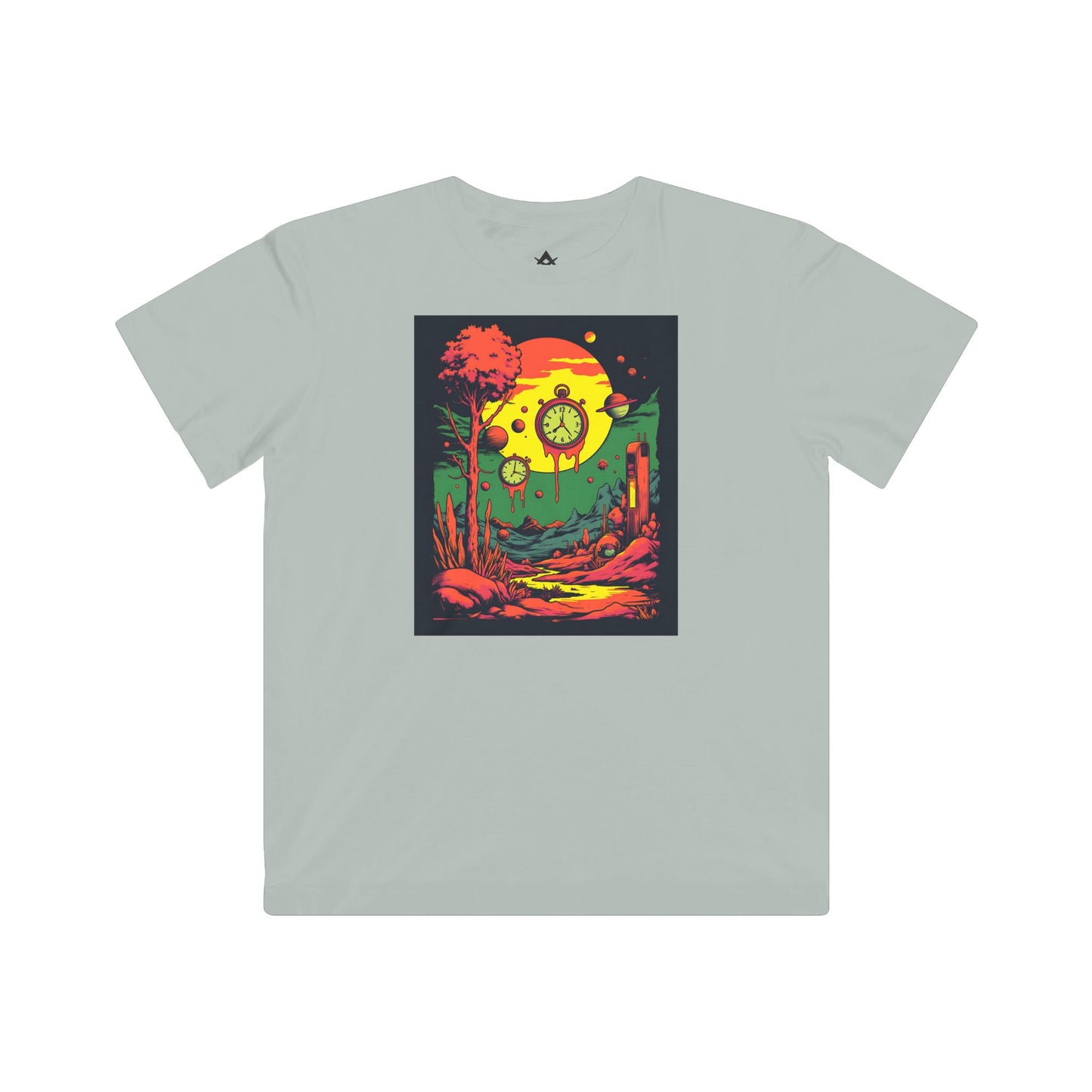 Kids Fine Jersey Tee | Surreal Dripping Geometry