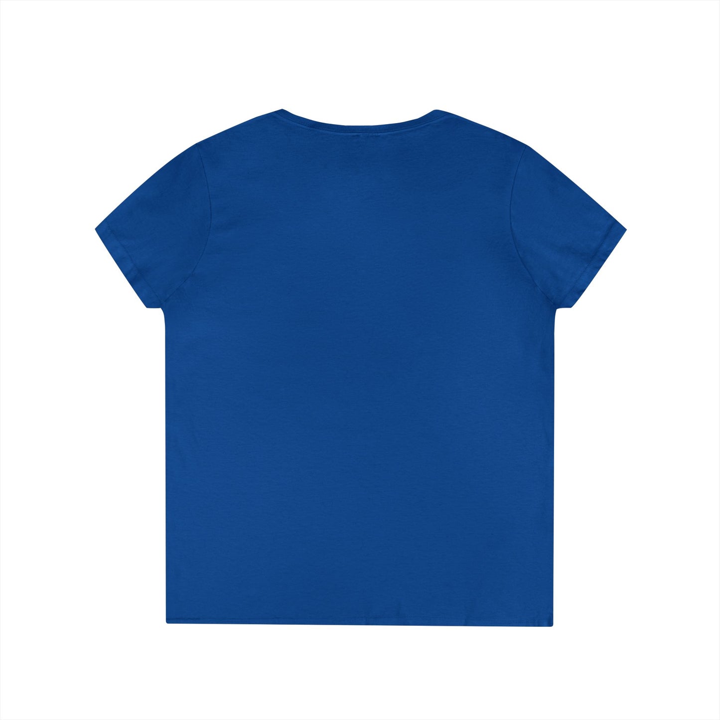 Ladies' V-Neck T-Shirt | Surreal Dripping Geometry