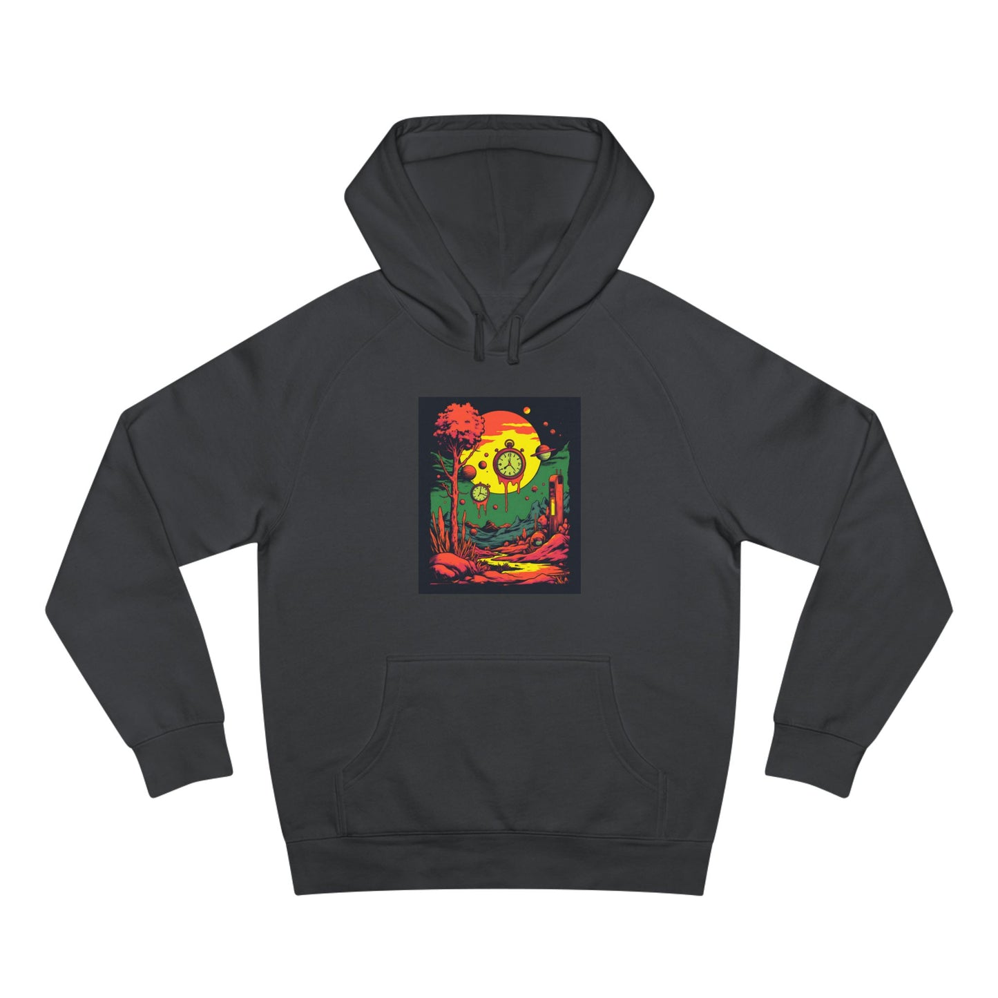 Unisex Supply Hoodie | Surreal Dripping Geometry