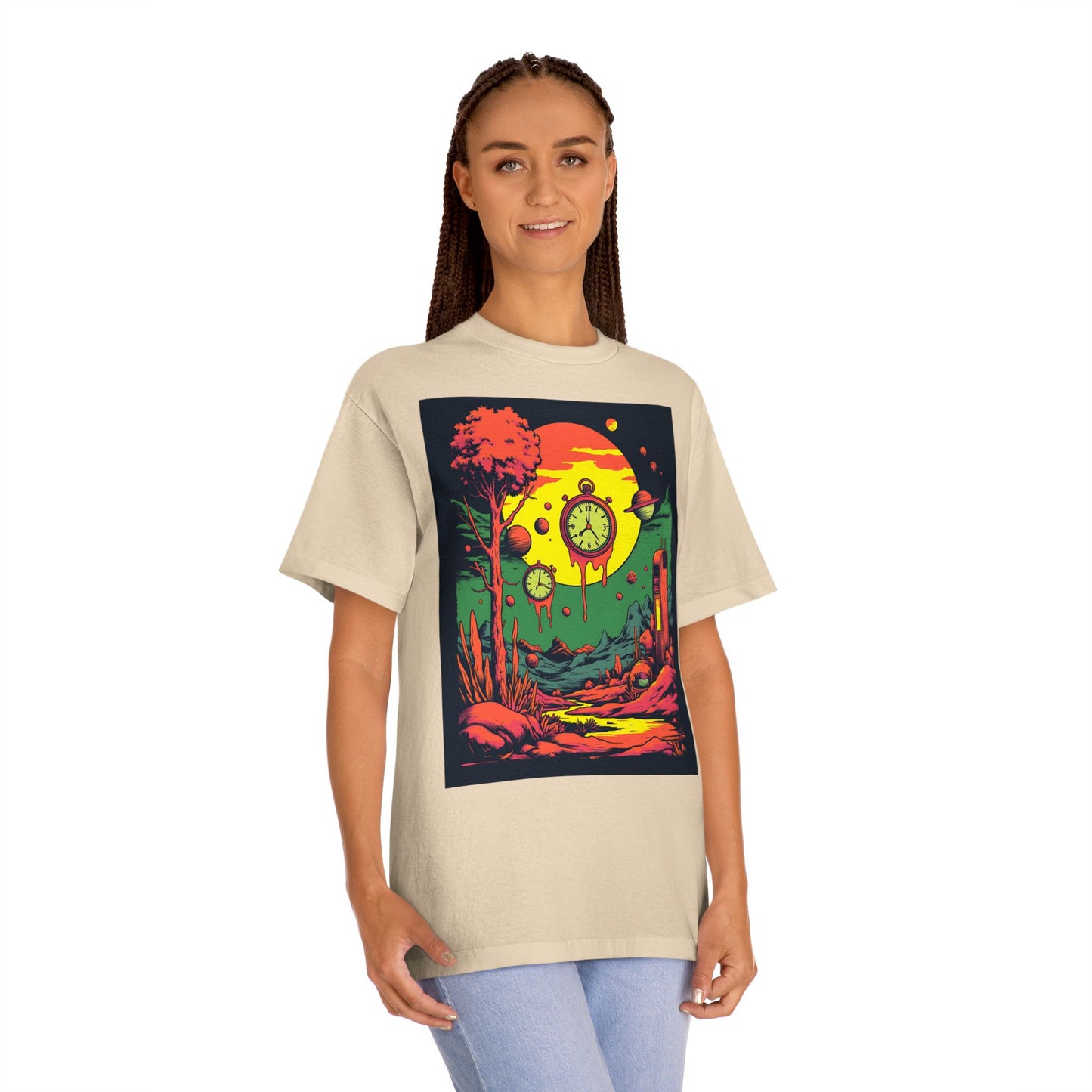 Unisex Classic Tee | Surreal Dripping Geometry