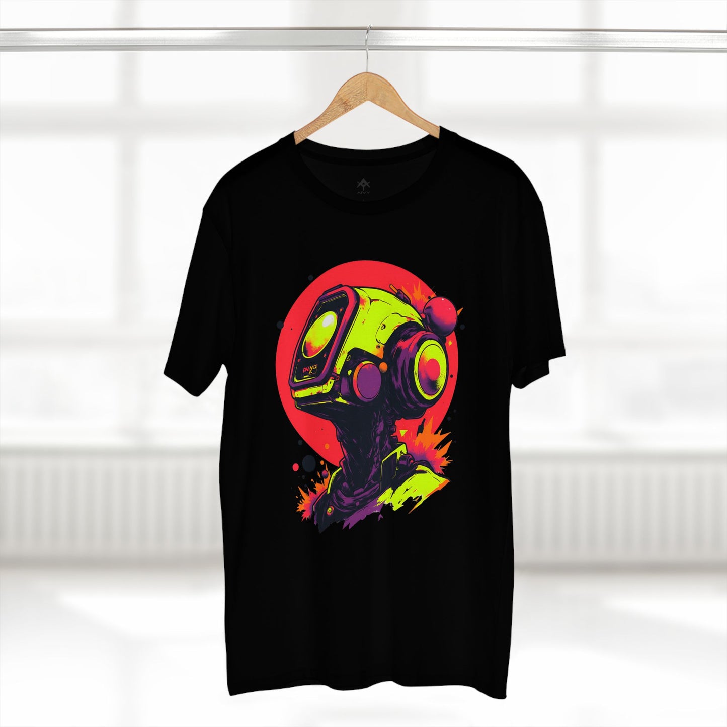 Adult Staple Tee | Y2K Abstract Robot T-Shirt Design