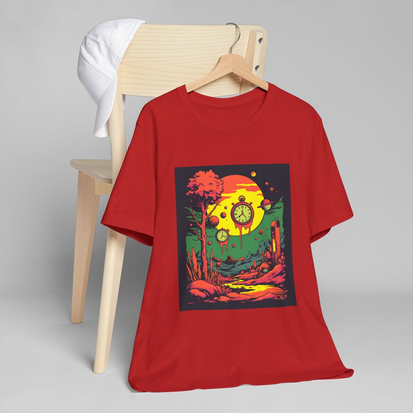 Unisex Jersey T-Shirt | Surreal Dripping Geometry