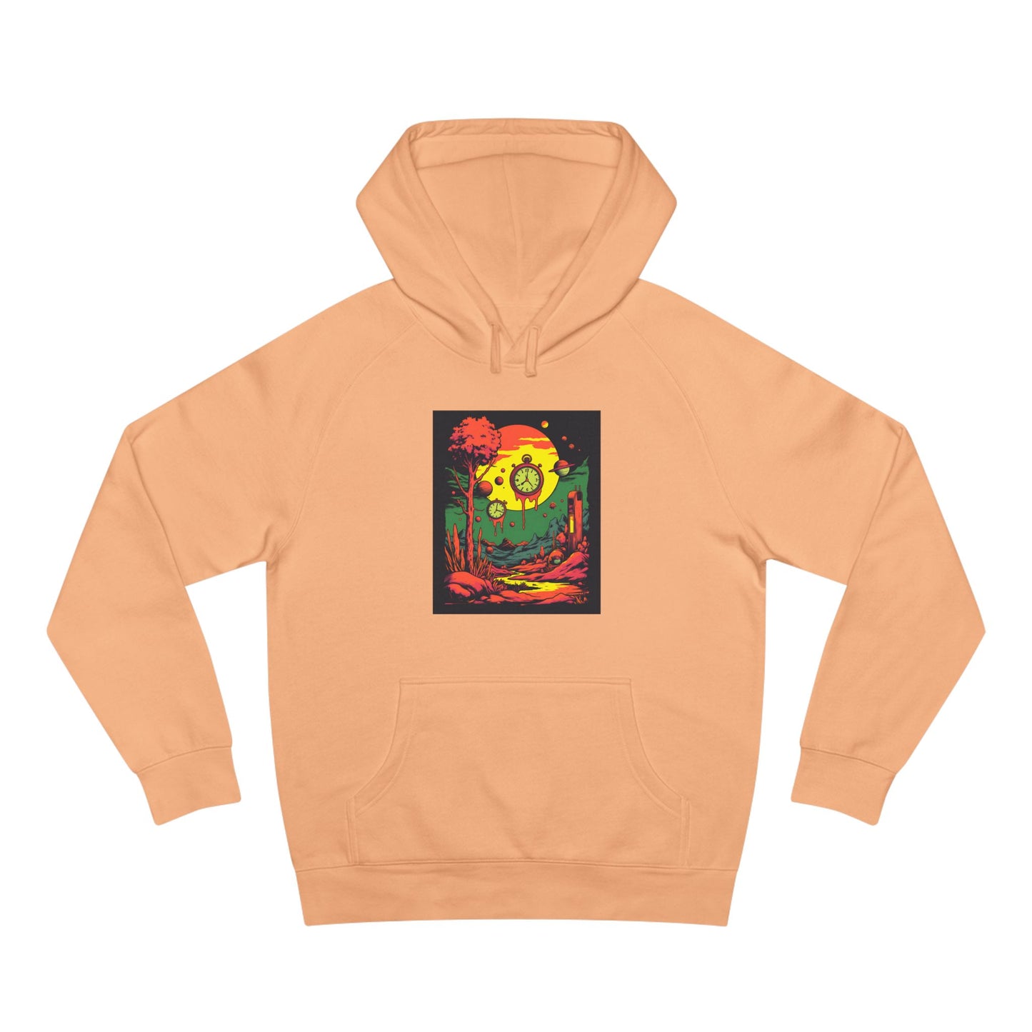 Unisex Supply Hoodie | Surreal Dripping Geometry