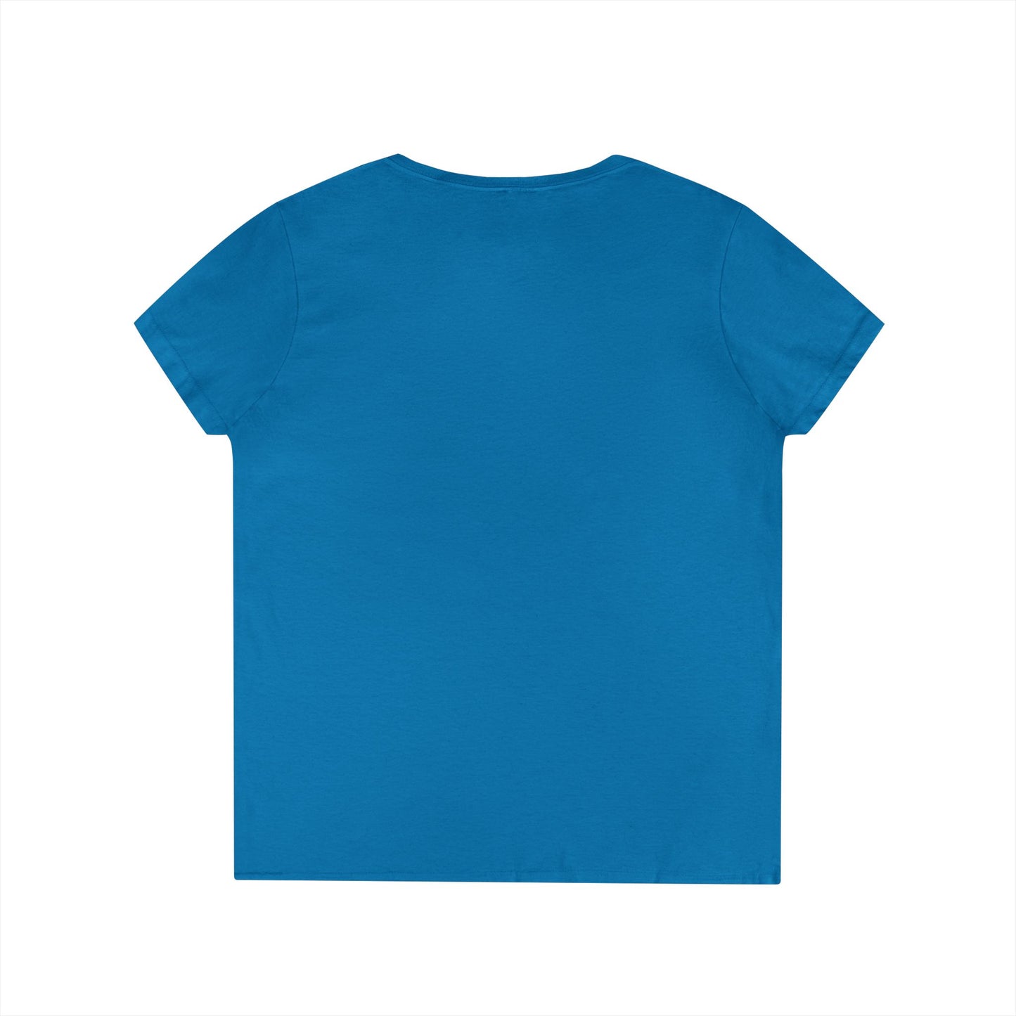 Ladies' V-Neck T-Shirt | Surreal Dripping Geometry