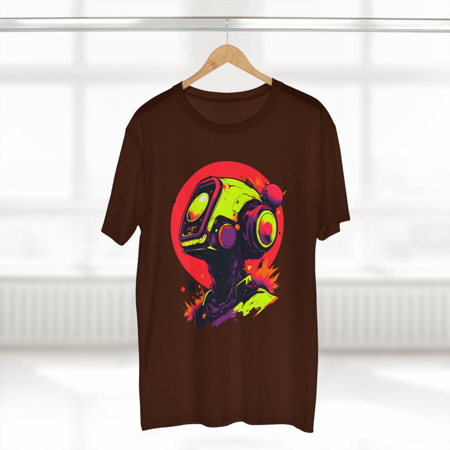 Adult Staple Tee | Y2K Abstract Robot T-Shirt Design