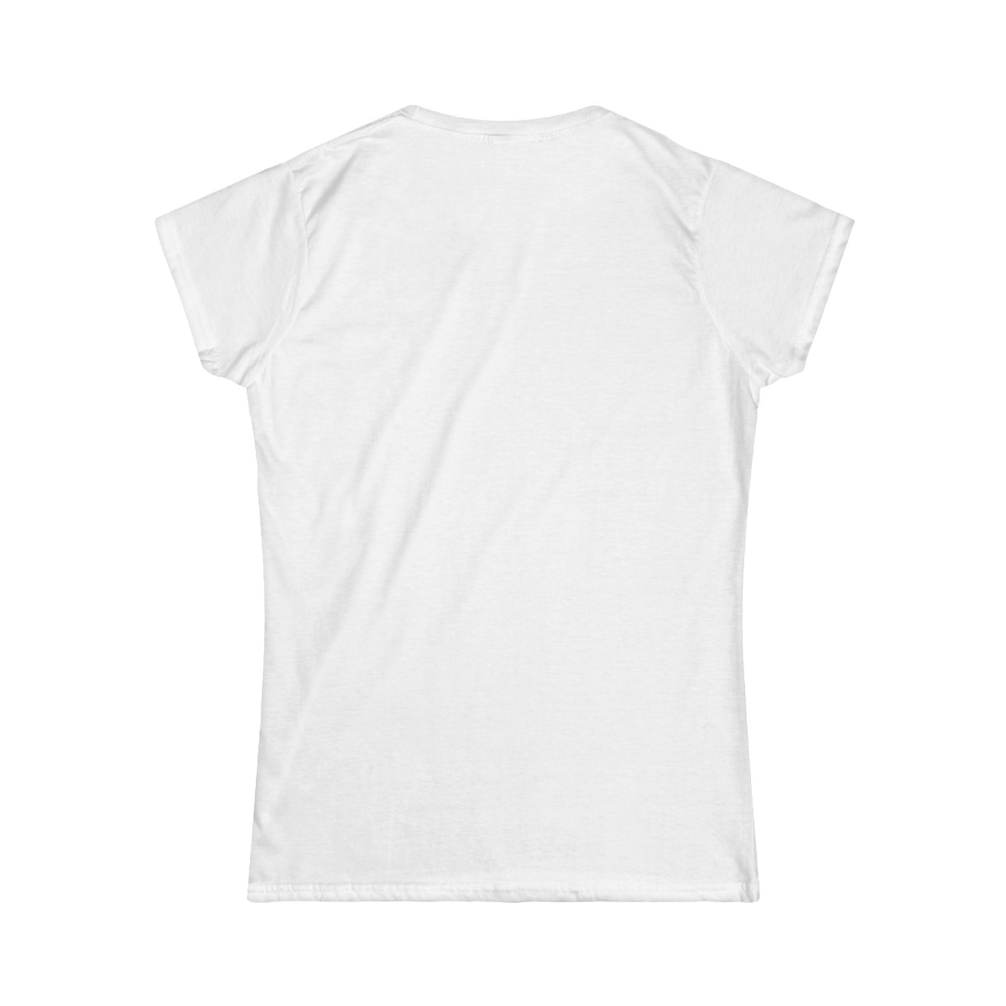 Women's Softstyle Tee | Y2K Abstract Robot T-Shirt Design