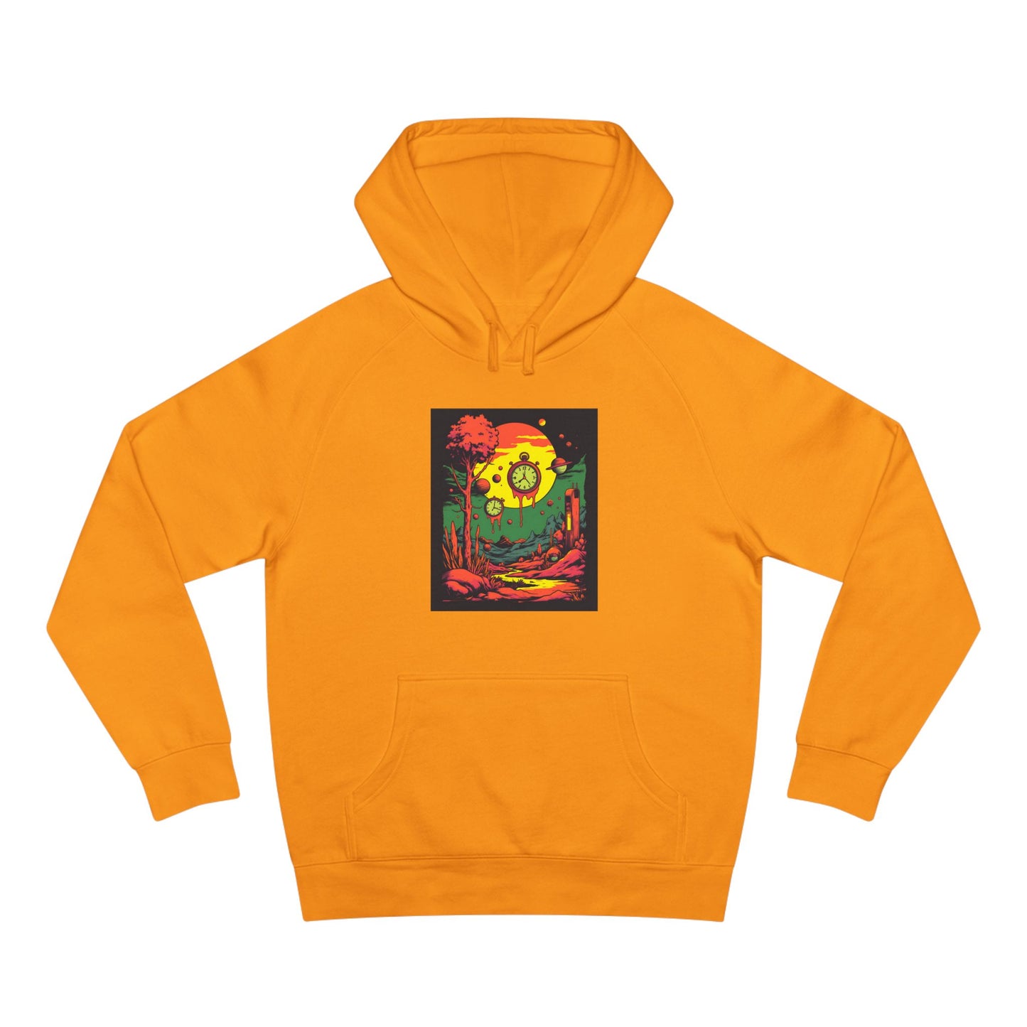 Unisex Supply Hoodie | Surreal Dripping Geometry