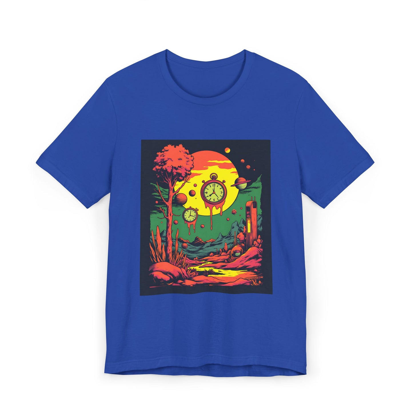 Unisex Jersey T-Shirt | Surreal Dripping Geometry