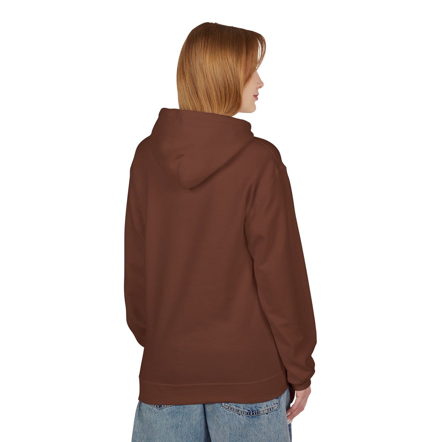 Unisex Midweight Softstyle Fleece Hoodie | Surreal Dripping Geometry