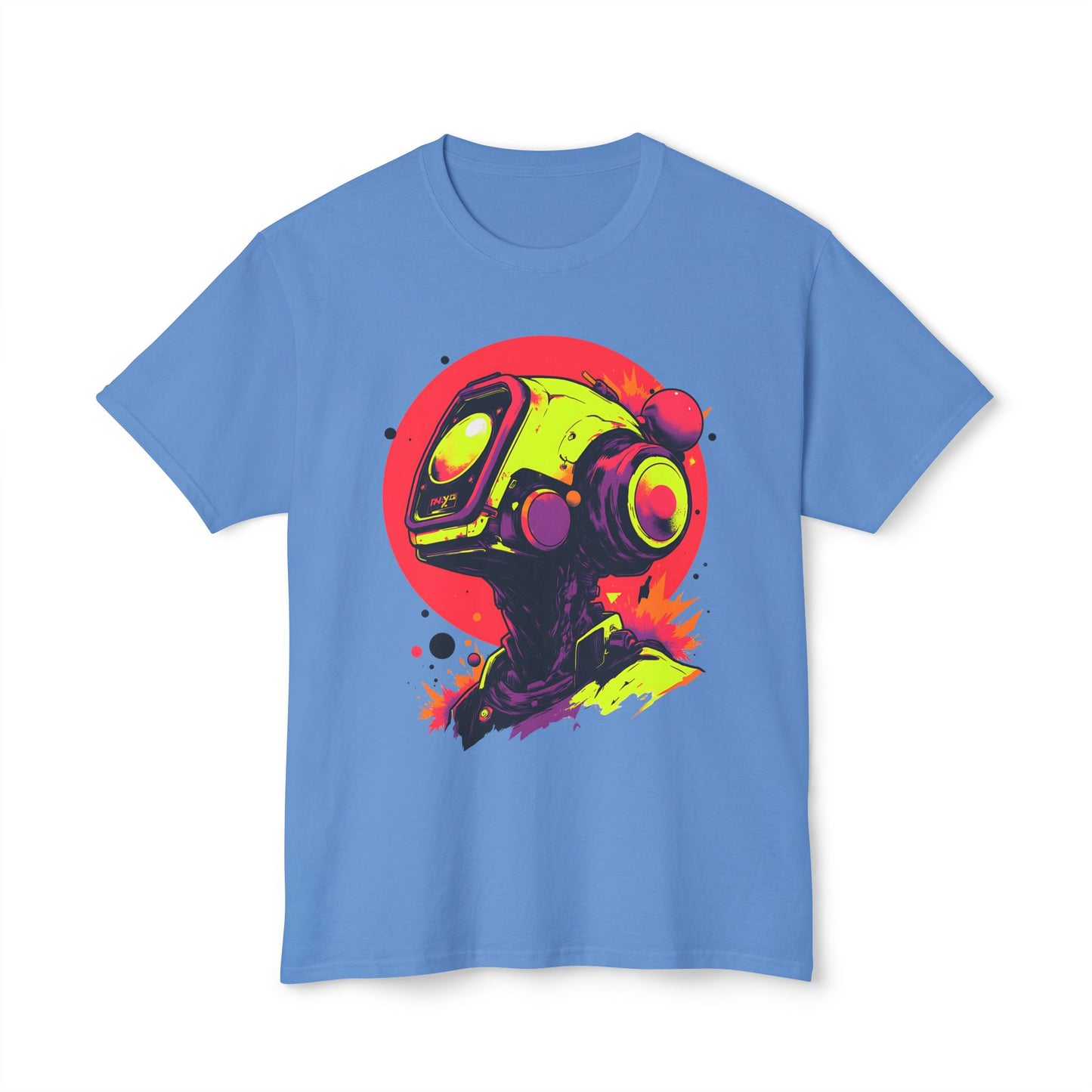 Unisex HD Cotton™ T-shirt | Y2K Abstract Robot T-Shirt Design