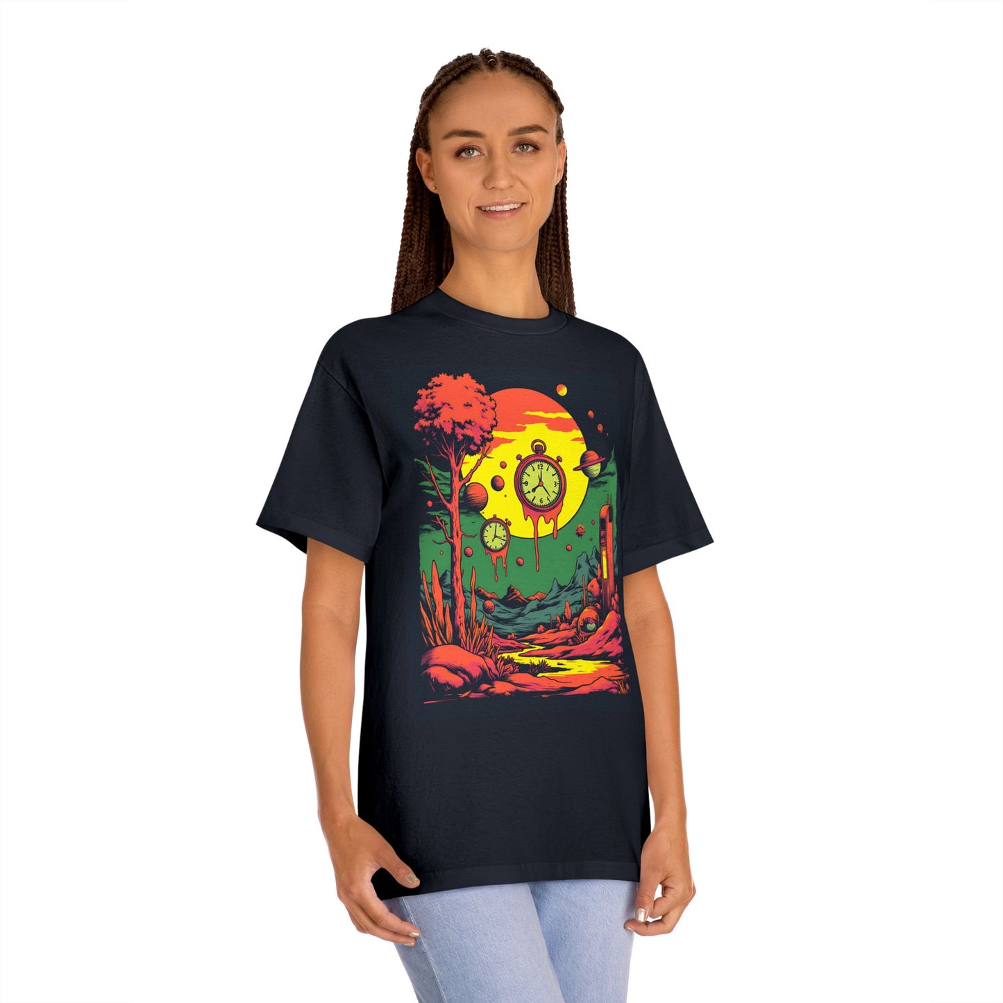 Unisex Classic Tee | Surreal Dripping Geometry