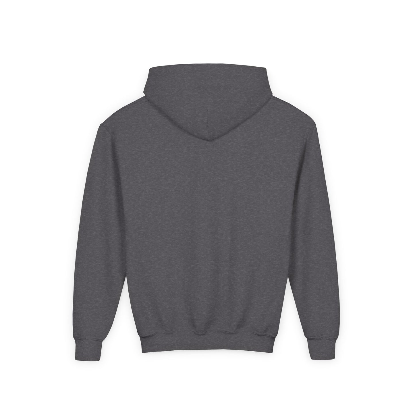 Youth Heavy Blend Hooded Sweatshirt | Surreal Dripping Geometry