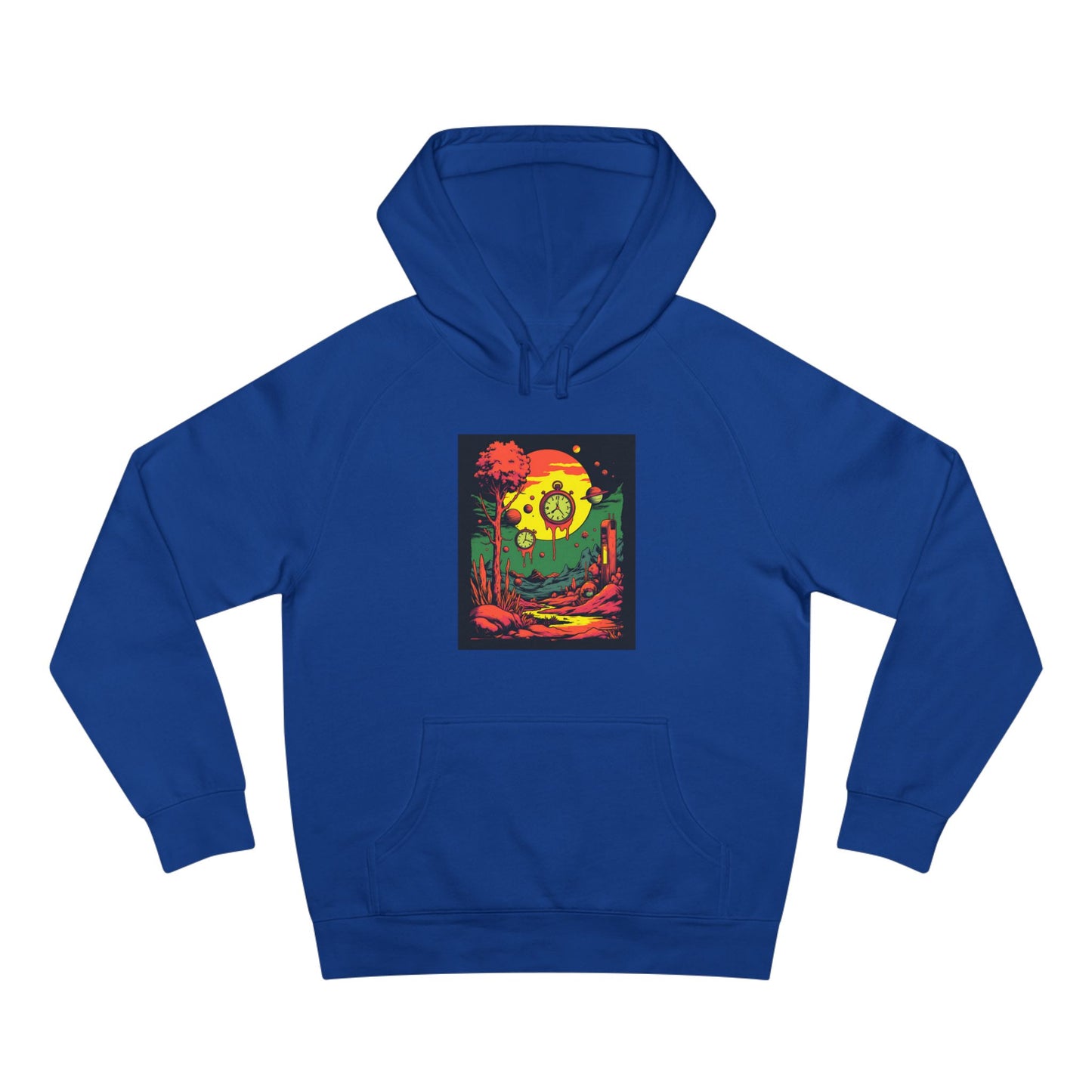 Unisex Supply Hoodie | Surreal Dripping Geometry
