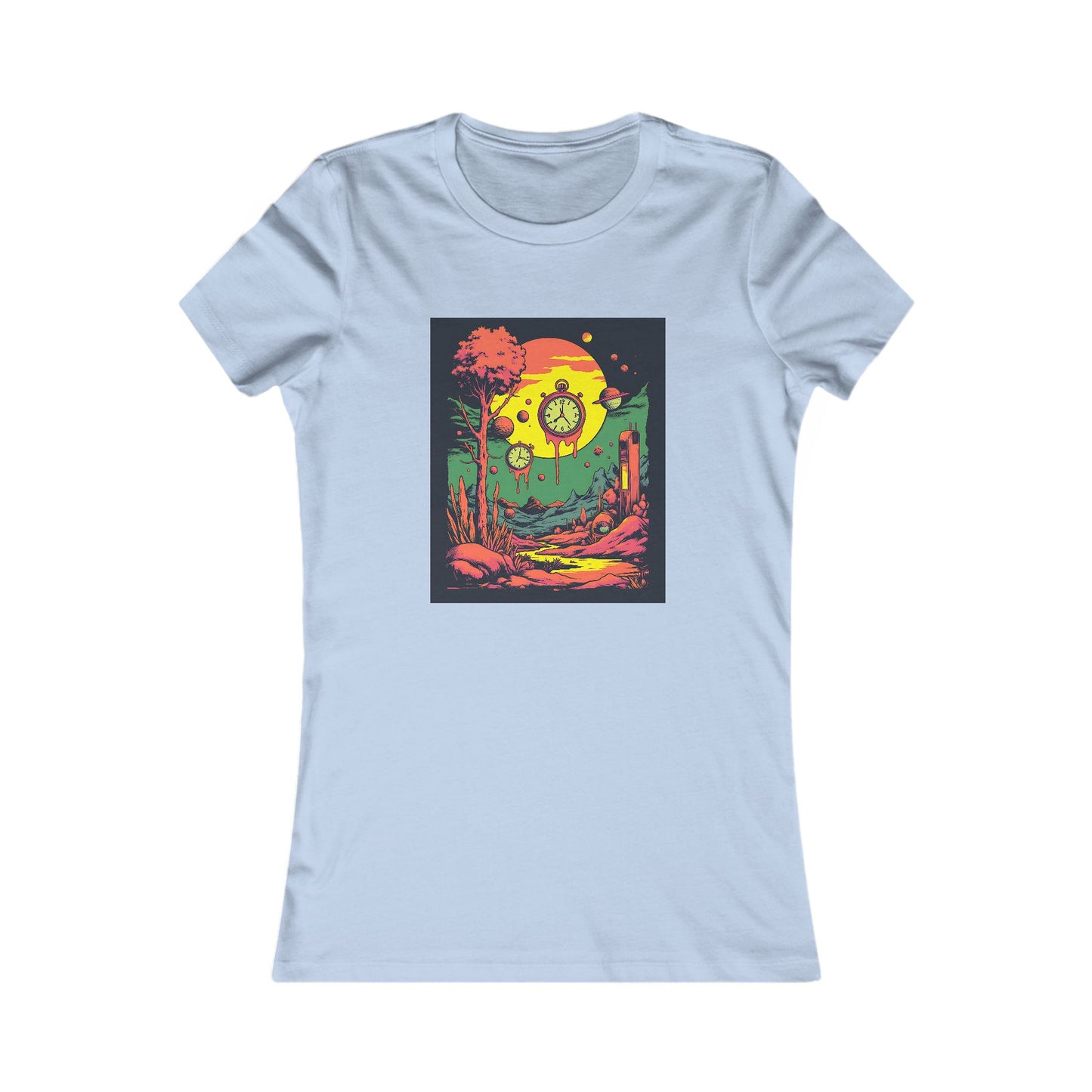 Women's Favorite Tee | Surreal Dripping Geometry