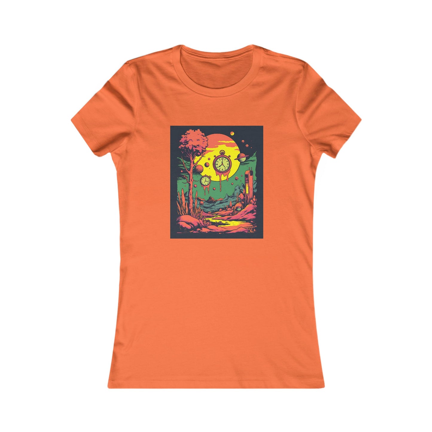 Women's Favorite Tee | Surreal Dripping Geometry