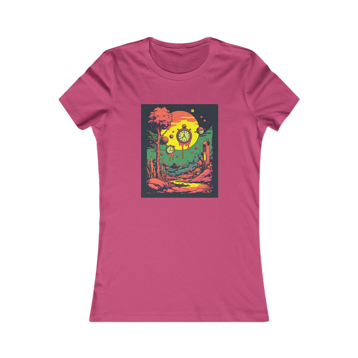 Women's Favorite Tee | Surreal Dripping Geometry