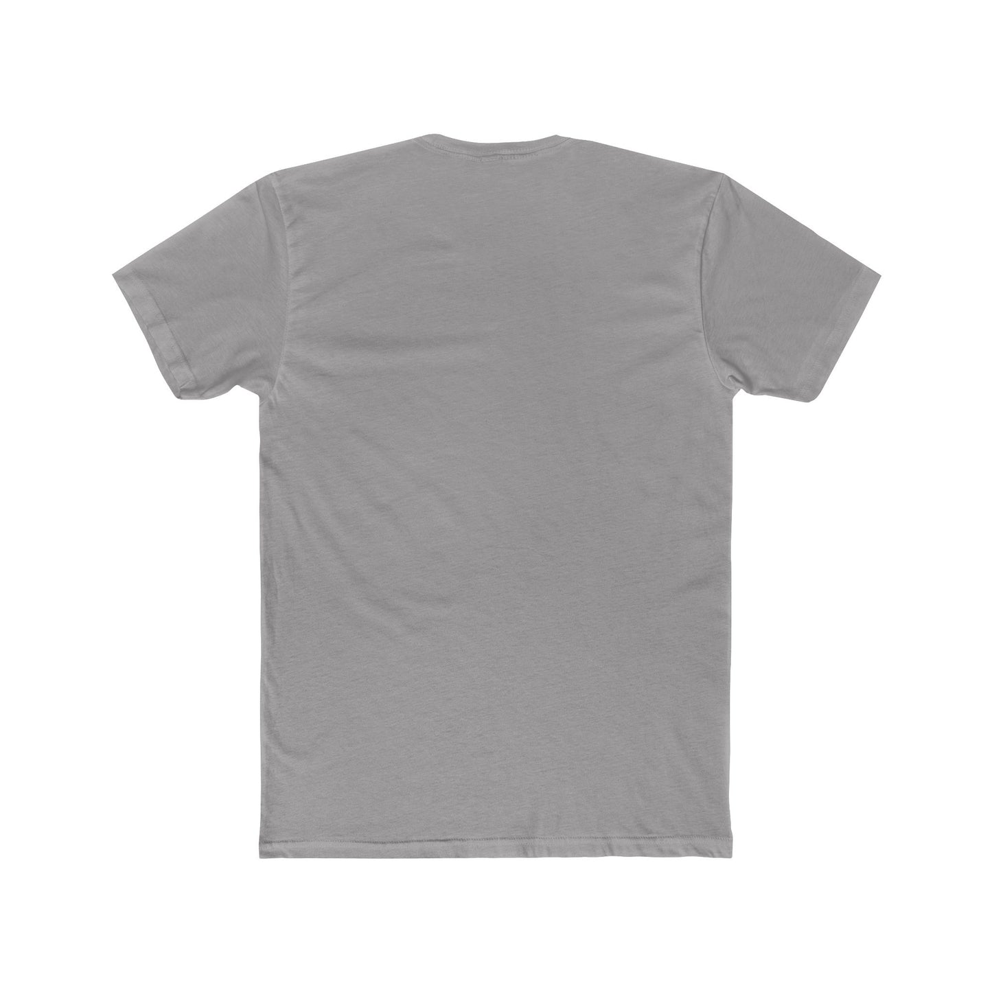 Unisex Cotton Crew Tee | Surreal Dripping Geometry