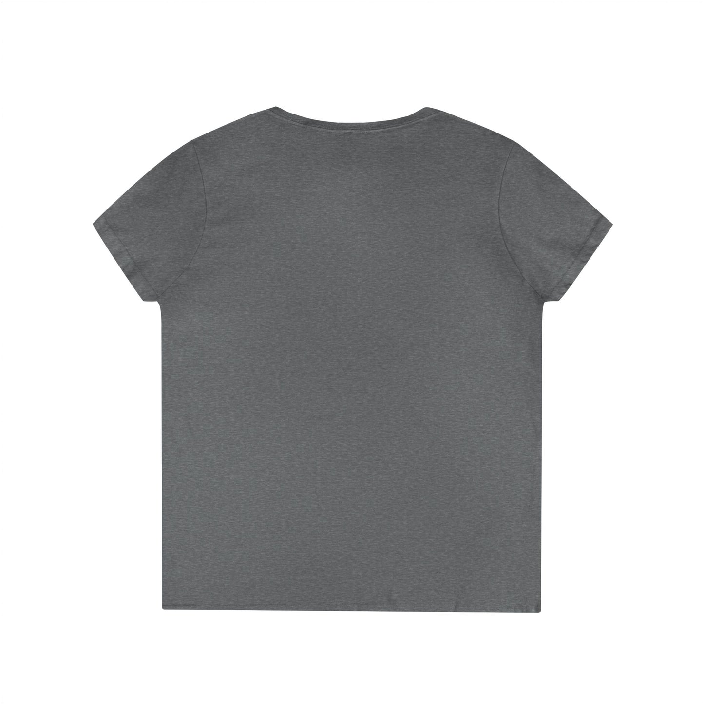 Ladies' V-Neck T-Shirt | Surreal Dripping Geometry