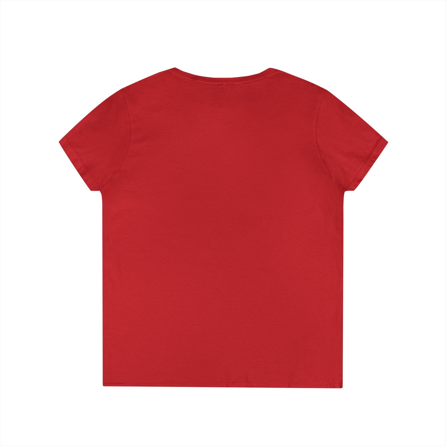 Ladies' V-Neck T-Shirt | Surreal Dripping Geometry
