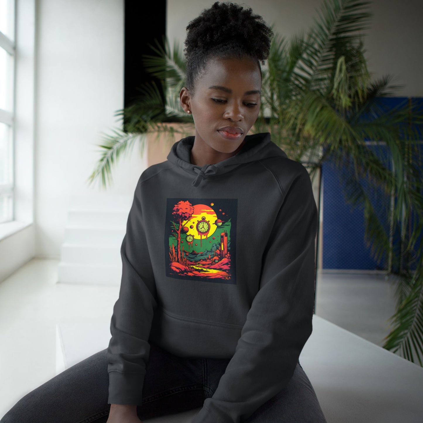Unisex Supply Hoodie | Surreal Dripping Geometry