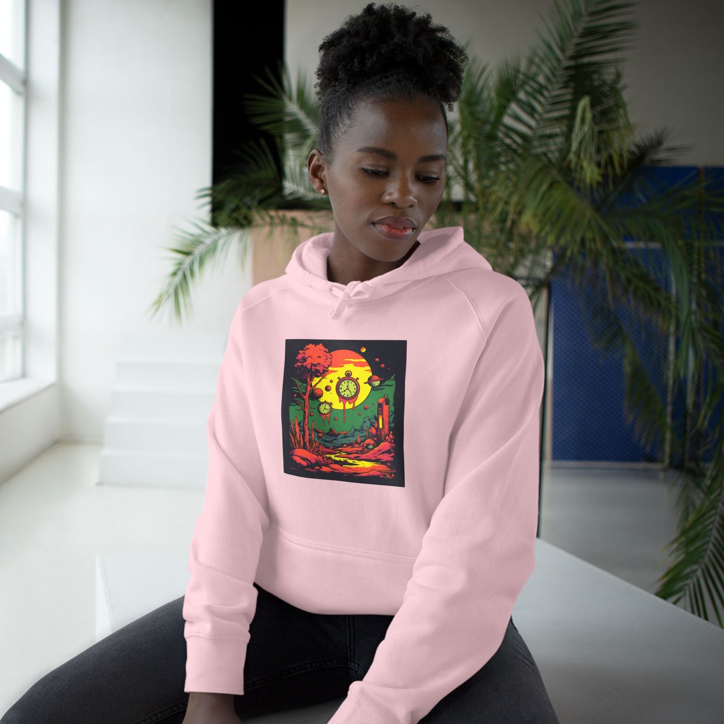 Unisex Supply Hoodie | Surreal Dripping Geometry