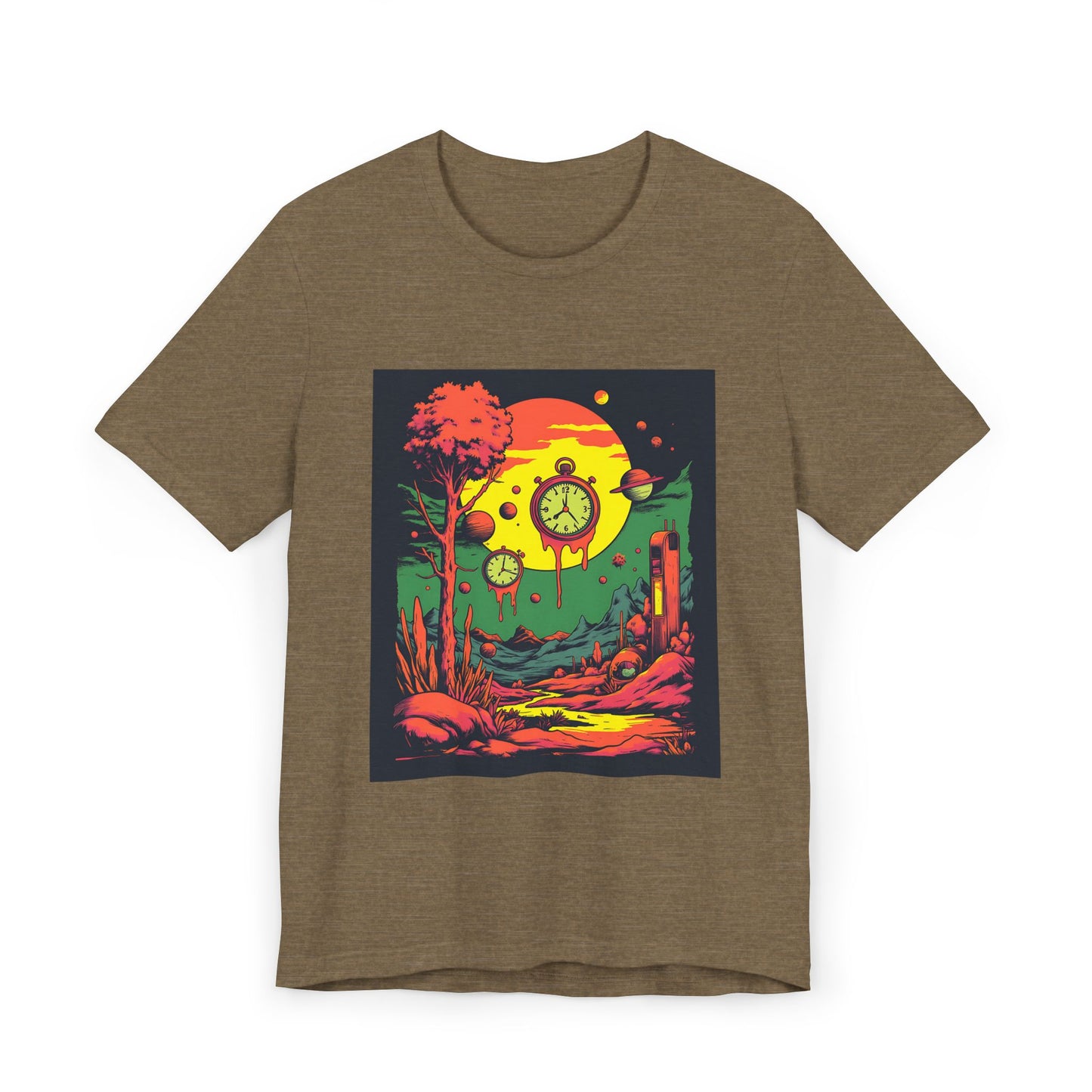 Unisex Jersey T-Shirt | Surreal Dripping Geometry