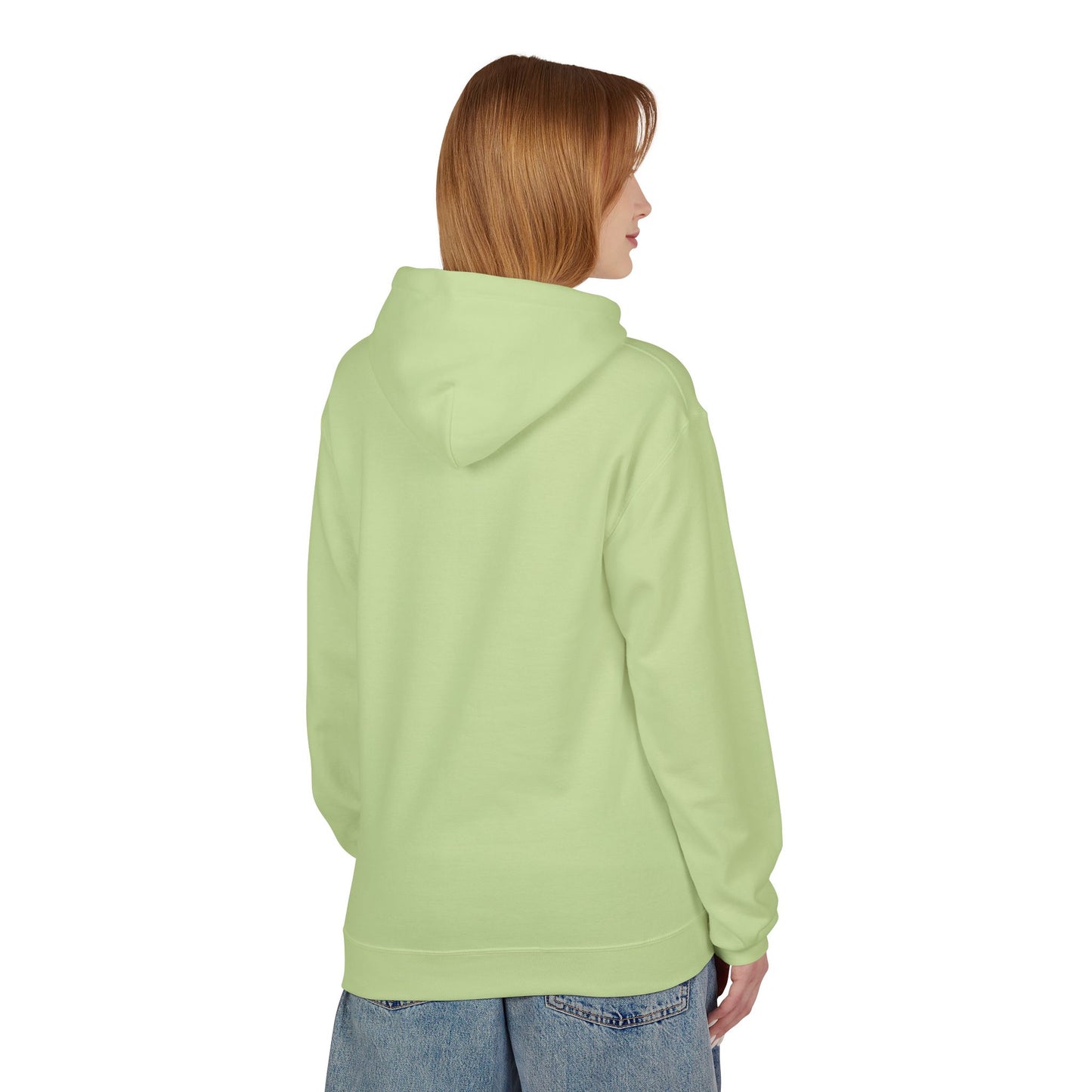 Unisex Midweight Softstyle Fleece Hoodie | Surreal Dripping Geometry