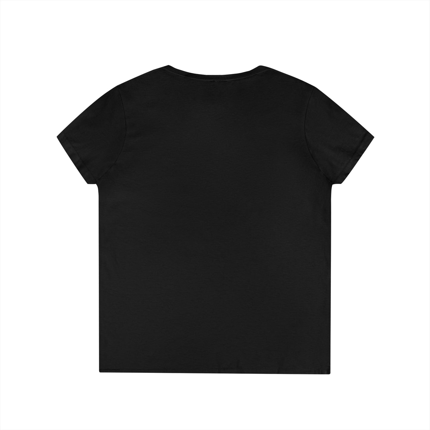 Ladies' V-Neck T-Shirt | Surreal Dripping Geometry