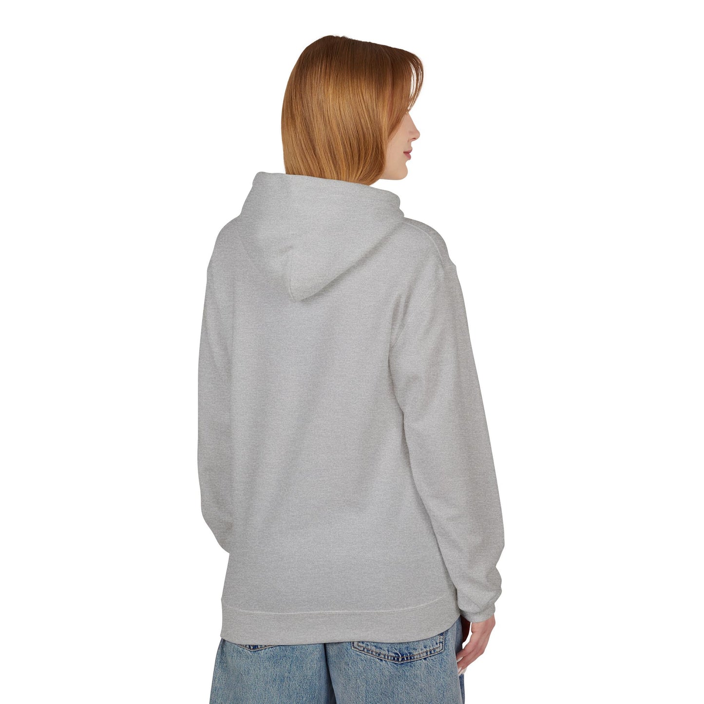 Unisex Midweight Softstyle Fleece Hoodie | Surreal Dripping Geometry