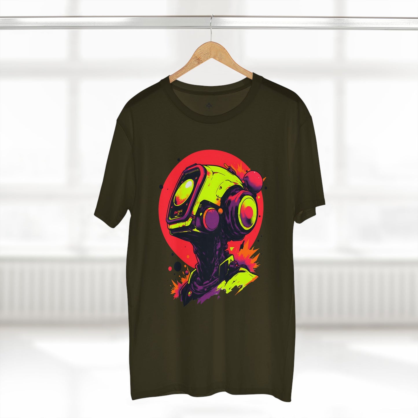 Adult Staple Tee | Y2K Abstract Robot T-Shirt Design