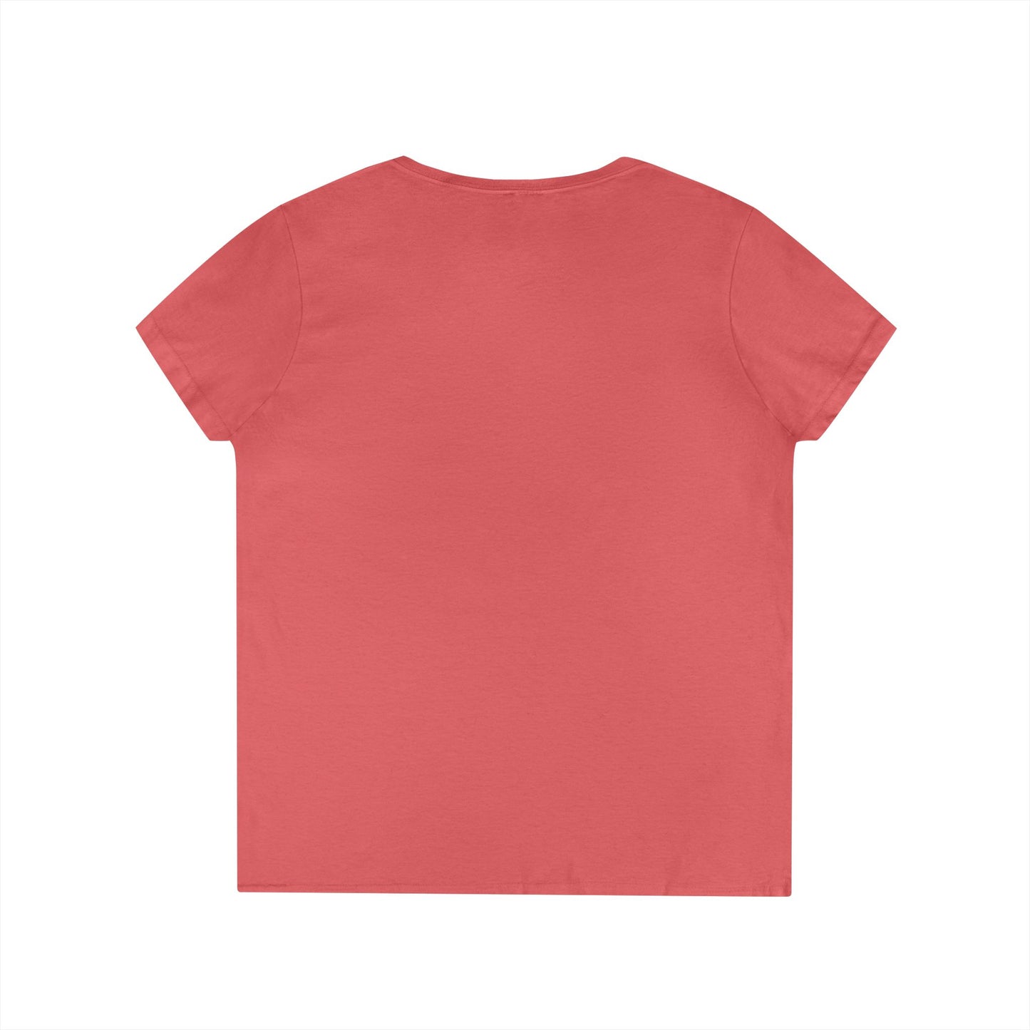 Ladies' V-Neck T-Shirt | Surreal Dripping Geometry