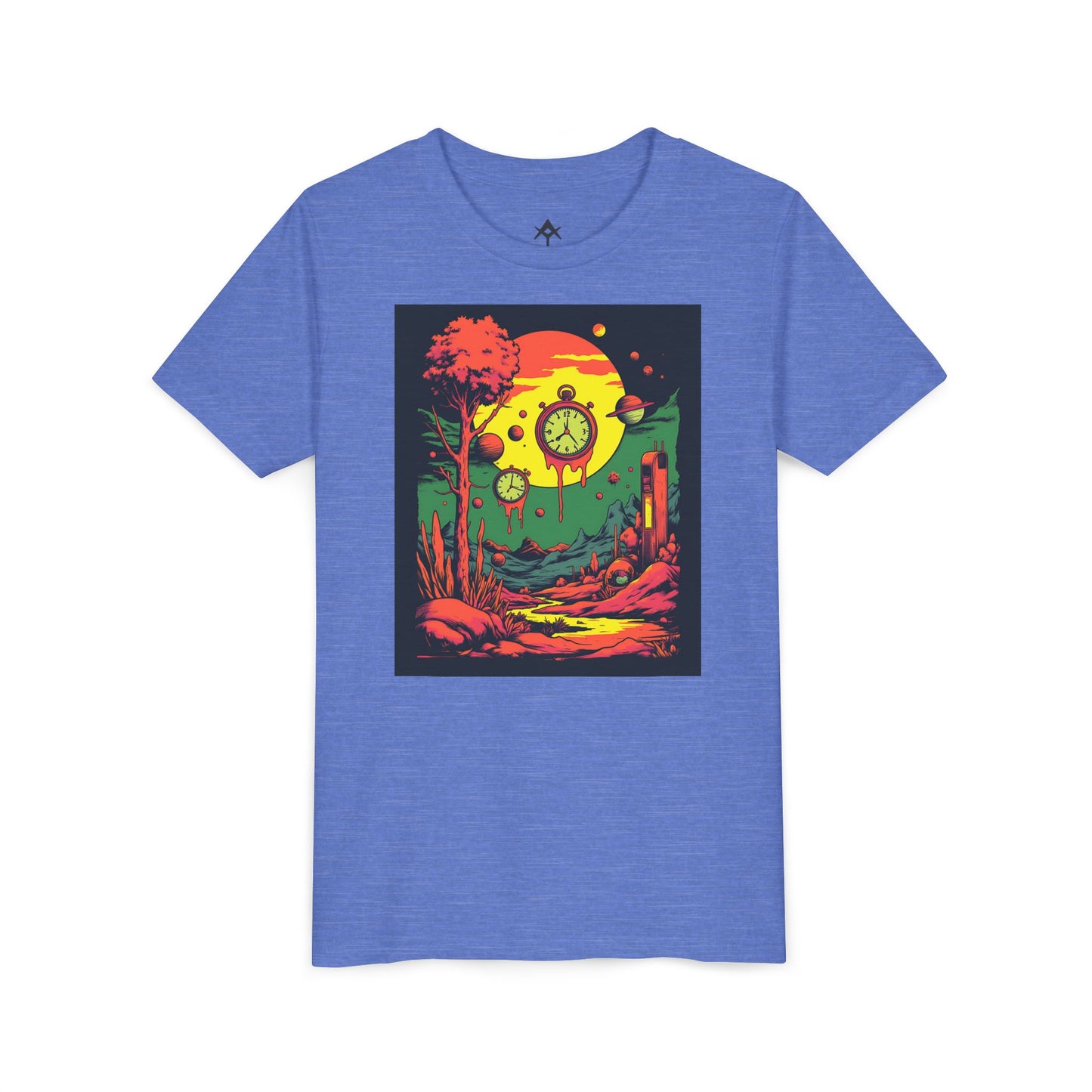 Youth Short Sleeve Tee | Surreal Dripping Geometry