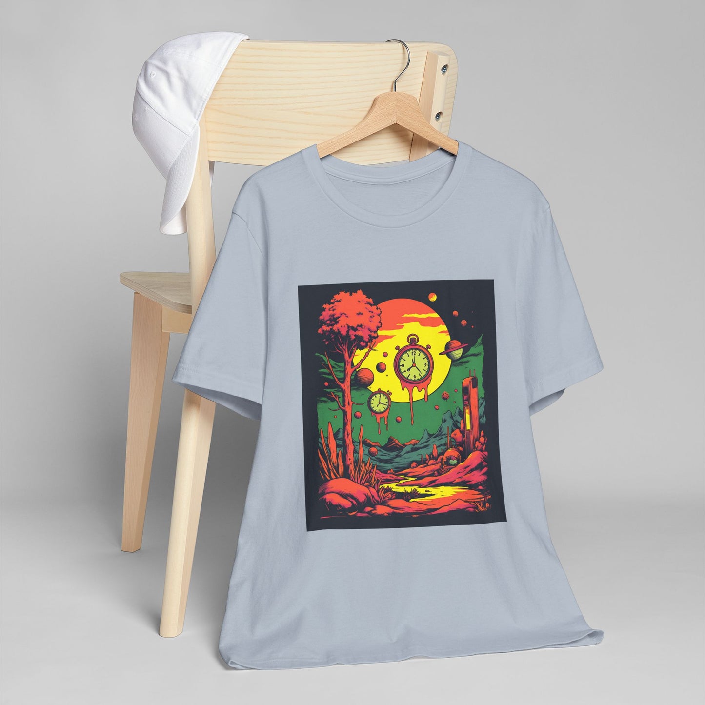Unisex Jersey T-Shirt | Surreal Dripping Geometry