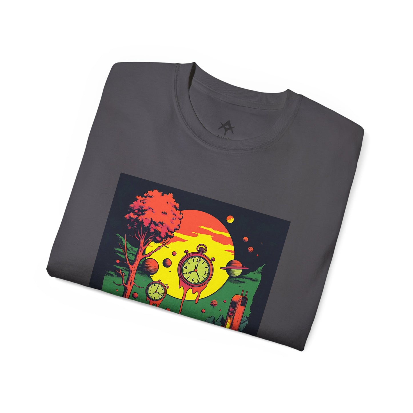 Unisex Ultra Cotton Tee | Surreal Dripping Geometry