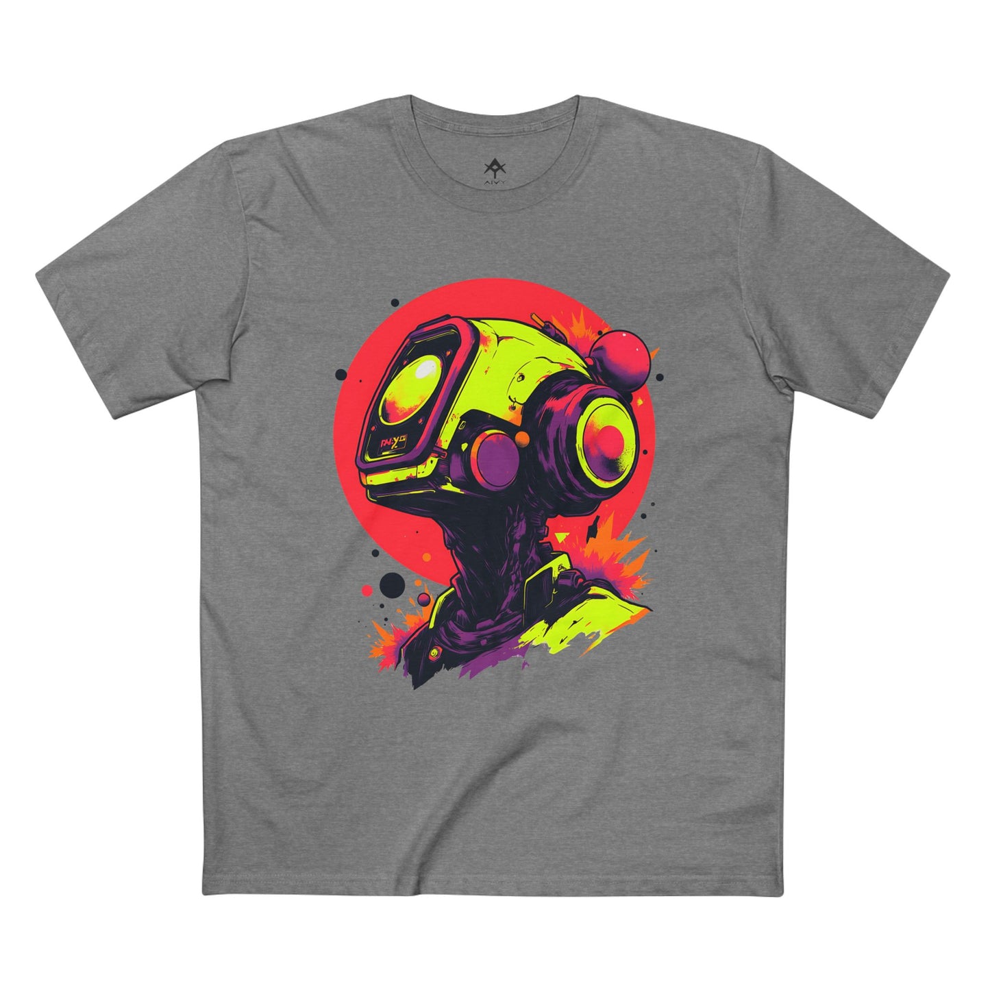 Adult Staple Tee | Y2K Abstract Robot T-Shirt Design