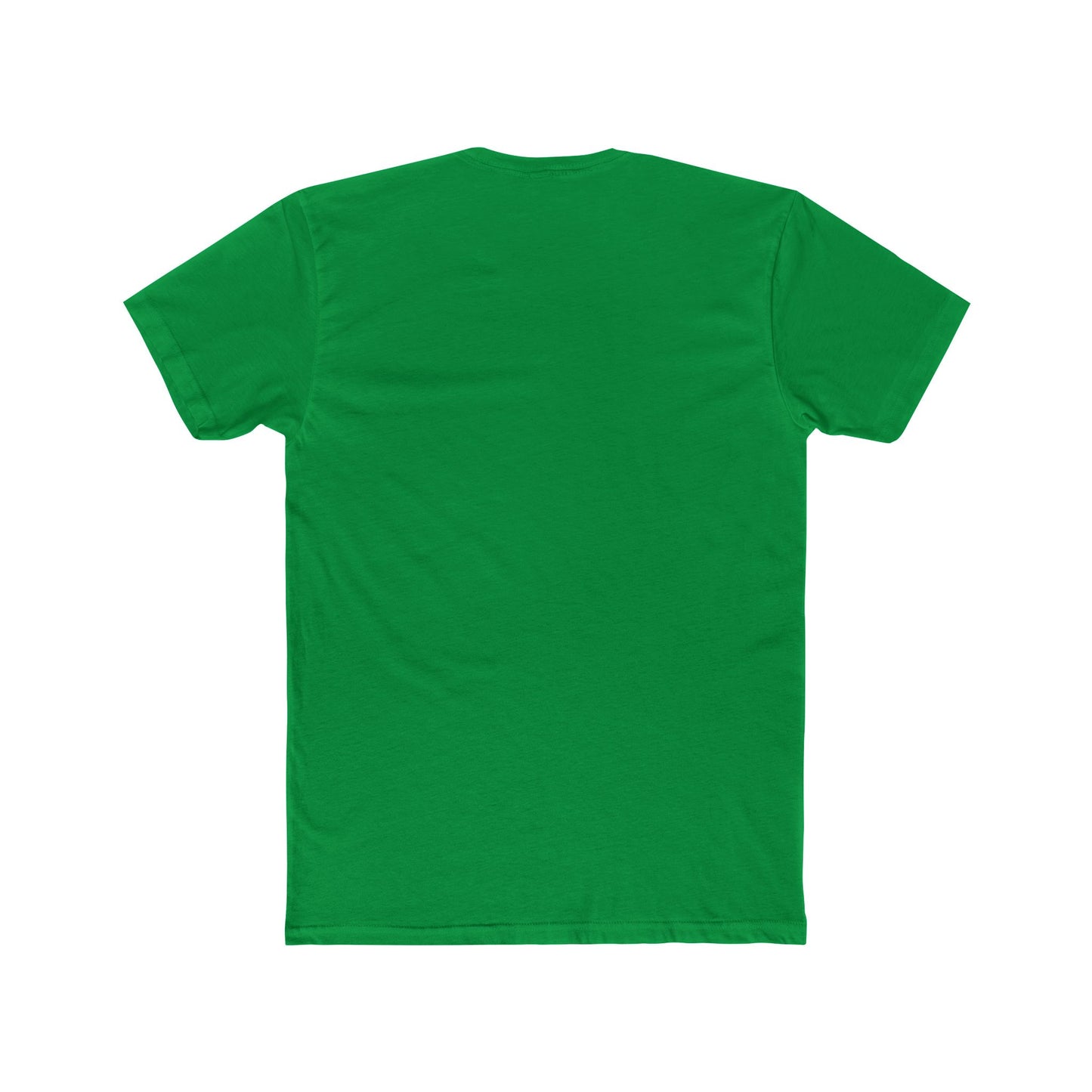Unisex Cotton Crew Tee | Surreal Dripping Geometry