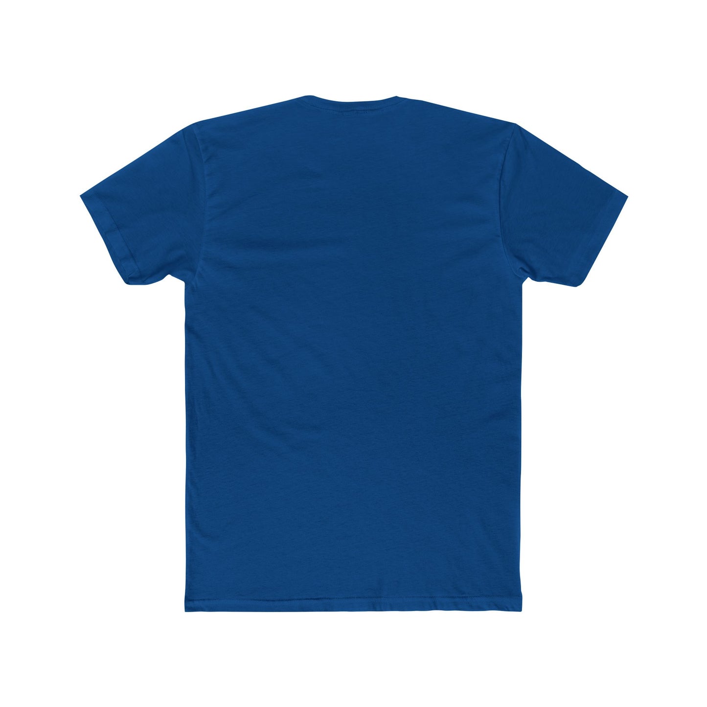 Unisex Cotton Crew Tee | Surreal Dripping Geometry