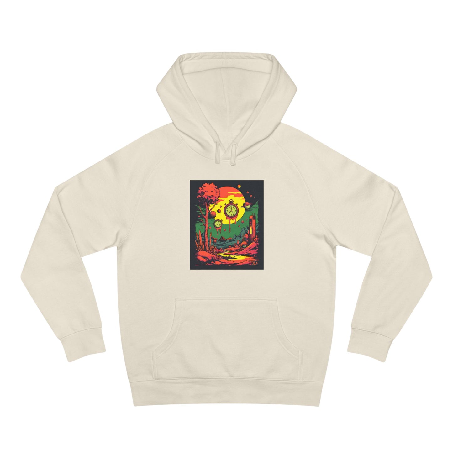 Unisex Supply Hoodie | Surreal Dripping Geometry